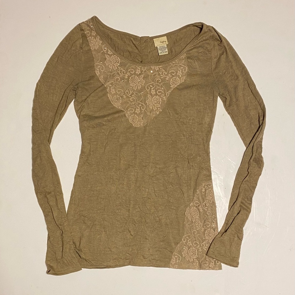 The Buckle Size S Women’s long sleeve polyester and lace